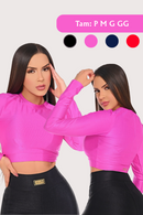 CROPPED MANGA LONGA - 060-1KF