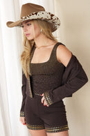 SHORT MONTARIA STRASS - 805