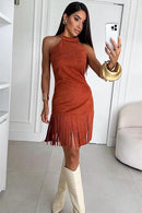 VESTIDO FRANJA COUNTRY - REF 954