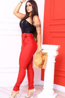 CALÇA PRADA DE FAIXAS  - REF 238