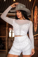 CROPPED BRILHARE - 728