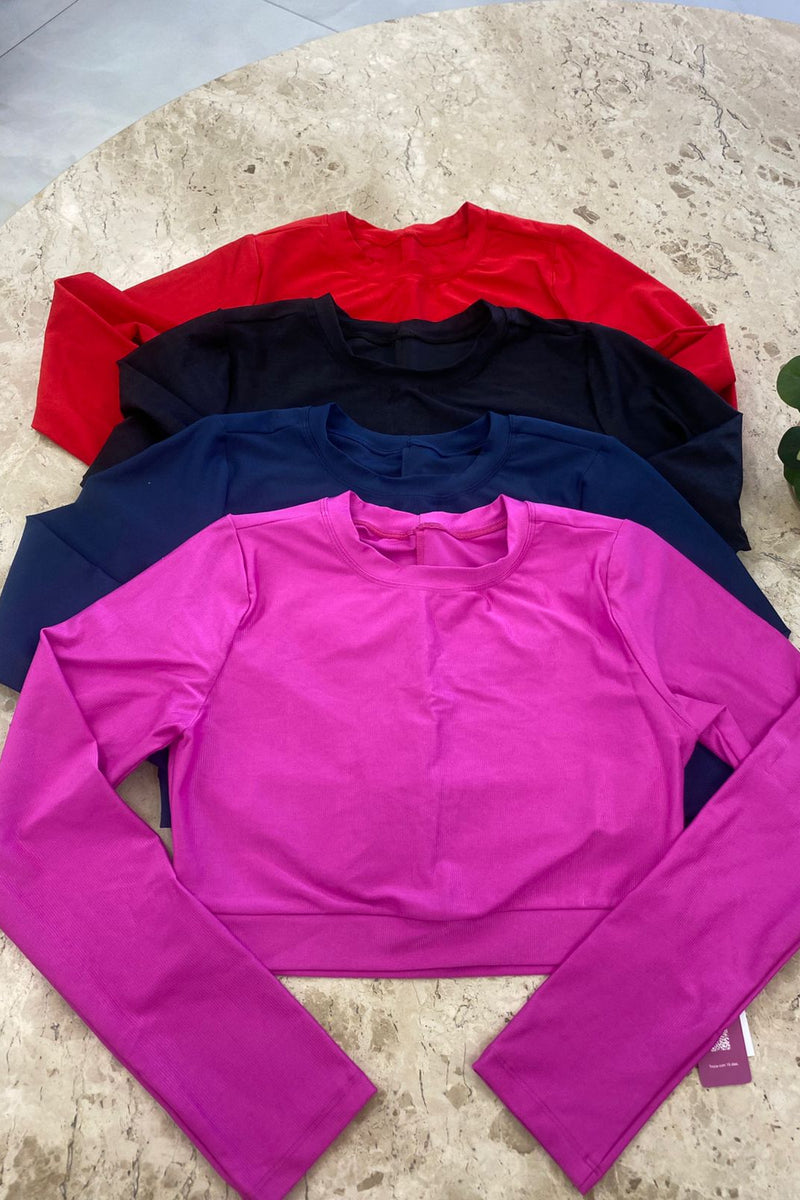 CROPPED MANGA LONGA - 060-1KF