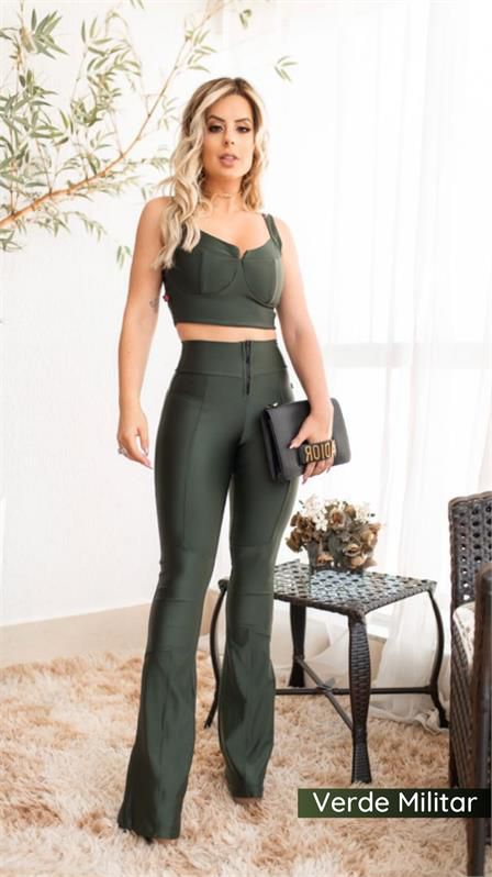 CALÇA BEATRIZ PRADA  FLARE REF-147